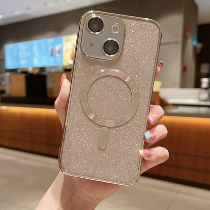 Glitter Electroplating MagSafe TPU Phone Case, For iPhone 15 Pro Max, For iPhone 15 Pro, For iPhone 15 Plus