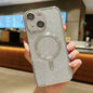 Glitter Electroplating MagSafe TPU Phone Case, For iPhone 15 Pro Max, For iPhone 15 Pro, For iPhone 15 Plus