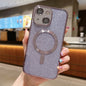 Glitter Electroplating MagSafe TPU Phone Case, For iPhone 15, For iPhone 14 Plus, For iPhone 14