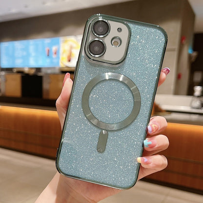 Glitter Electroplating MagSafe TPU Phone Case, For iPhone 12, For iPhone 12 Pro Max, For iPhone 12 Pro