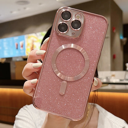 Glitter Electroplating MagSafe TPU Phone Case, For iPhone 11 Pro Max, For iPhone 11, For iPhone 11 Pro