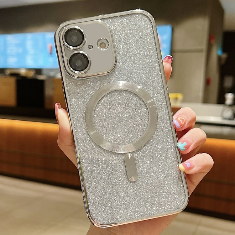 Glitter Electroplating MagSafe TPU Phone Case, For iPhone 16 Pro, For iPhone 16 Plus, For iPhone 16