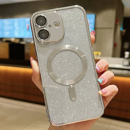 Glitter Electroplating MagSafe TPU Phone Case, For iPhone 16 Pro, For iPhone 16 Plus, For iPhone 16