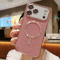 Glitter Electroplating MagSafe TPU Phone Case, For iPhone 17e / 16e, For iPhone 17 Pro Max, For iPhone 17 Pro