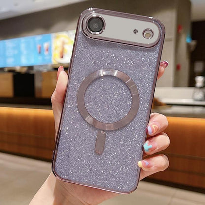 Glitter Electroplating MagSafe TPU Phone Case, For iPhone 17, For iPhone Air, For iPhone 16 Pro Max
