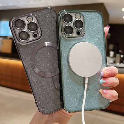 Glitter Electroplating MagSafe TPU Phone Case, For iPhone 11 Pro Max, For iPhone 11, For iPhone 11 Pro