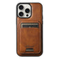 Suteni H15 MagSafe Oil Eax Leather Detachable Wallet Back Phone Case, For iPhone 16, For iPhone 15 Pro Max, For iPhone 15 Pro, For iPhone 15 Plus