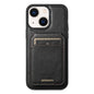 Suteni H15 MagSafe Oil Eax Leather Detachable Wallet Back Phone Case, For iPhone 15, For iPhone 14 Plus, For iPhone 14, For iPhone 14 Pro