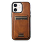 Suteni H15 MagSafe Oil Eax Leather Detachable Wallet Back Phone Case, For iPhone 13 Pro, For iPhone 13, For iPhone 12, For iPhone 12 Pro Max