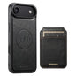 Suteni H15 MagSafe Oil Eax Leather Detachable Wallet Back Phone Case, For iPhone 17 Pro, For iPhone 17, For iPhone Air, For iPhone 16 Pro Max