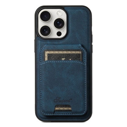 Suteni H16 Litchi Texture Leather Detachable Wallet Back Phone Case, For iPhone 16 Pro, For iPhone 16 Plus, For iPhone 16, For iPhone 15 Pro Max, For iPhone 15 Pro, For iPhone 15 Plus
