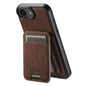 Suteni H16 Litchi Texture Leather Detachable Wallet Back Phone Case, For iPhone 12 Pro, For iPhone 17e / 16e