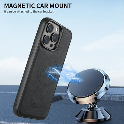 Suteni H16 Litchi Texture Leather Detachable Wallet Back Phone Case, For iPhone 13 Pro, For iPhone 13, For iPhone 12, For iPhone 12 Pro Max, For iPhone 12 Pro