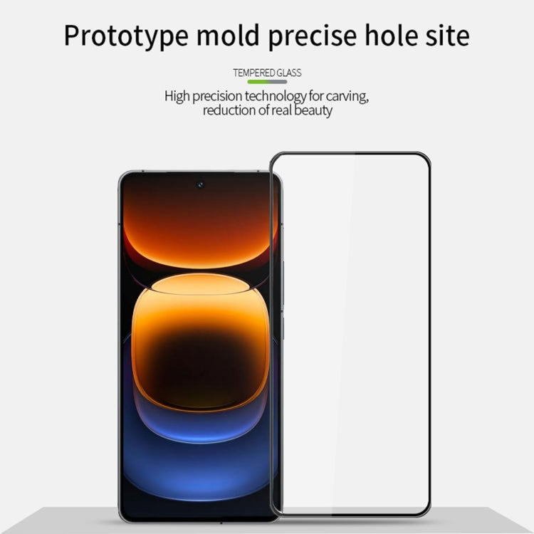 PINWUYO 9H 3D Hot Bending Tempered Glass Film, For vivo iQOO 13, For vivo X200 Pro, For vivo Y300 Pro, For vivo S19 Pro, For vivo iQOO 12 Pro, For vivo X Fold3 / X Fold3 Pro, For vivo S18 / S18 Pro, For vivo X100 / 100 Pro