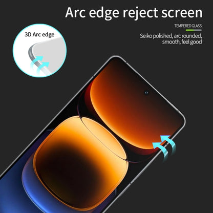 PINWUYO 9H 3D Hot Bending Tempered Glass Film, For vivo iQOO 13, For vivo X200 Pro, For vivo Y300 Pro, For vivo S19 Pro, For vivo iQOO 12 Pro, For vivo X Fold3 / X Fold3 Pro, For vivo S18 / S18 Pro, For vivo X100 / 100 Pro