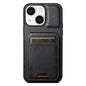 Suteni H02 Leather Wallet Stand Back Phone Case, For iPhone 16, For iPhone 15 Pro Max, For iPhone 15 Pro, For iPhone 15 Plus, For iPhone 15, For iPhone 14 Plus, For iPhone 14, For iPhone 14 Pro