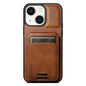 Suteni H02 Leather Wallet Stand Back Phone Case, For iPhone 16, For iPhone 15 Pro Max, For iPhone 15 Pro, For iPhone 15 Plus, For iPhone 15, For iPhone 14 Plus, For iPhone 14, For iPhone 14 Pro