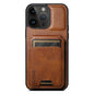Suteni H02 Leather Wallet Stand Back Phone Case, For iPhone 16, For iPhone 15 Pro Max, For iPhone 15 Pro, For iPhone 15 Plus, For iPhone 15, For iPhone 14 Plus, For iPhone 14, For iPhone 14 Pro