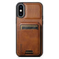 Suteni H02 Leather Wallet Stand Back Phone Case, For iPhone 11, For iPhone 11 Pro, For iPhone X / XS, For iPhone XR, For iPhone XS Max, For iPhone 17e / 16e, For iPhone 12 / 12 Pro