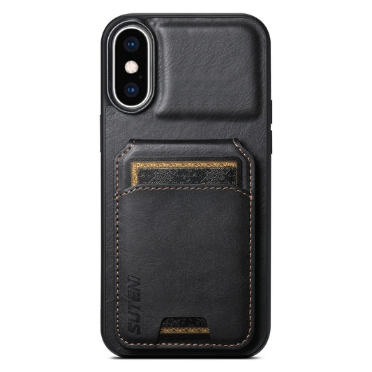 Suteni H02 Leather Wallet Stand Back Phone Case