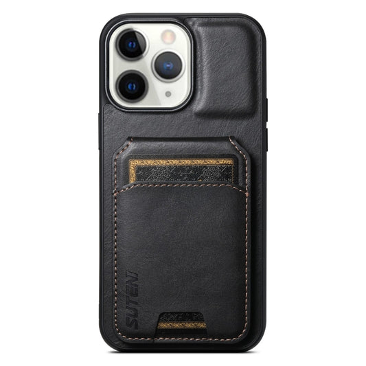 Suteni H02 Leather Wallet Stand Back Phone Case, For iPhone 11 Pro, For iPhone X / XS, For iPhone XR, For iPhone XS Max