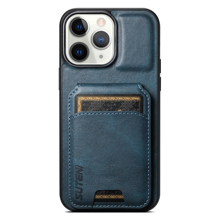 Suteni H02 Leather Wallet Stand Back Phone Case, For iPhone 11, For iPhone 11 Pro, For iPhone X / XS, For iPhone XR, For iPhone XS Max, For iPhone 17e / 16e, For iPhone 12 / 12 Pro