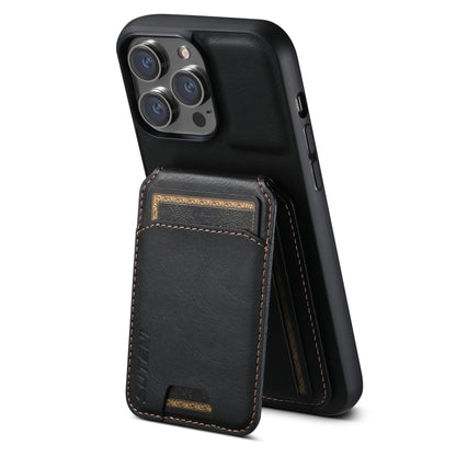 Suteni H02 Leather Wallet Stand Back Phone Case, For iPhone 11, For iPhone 11 Pro, For iPhone X / XS, For iPhone XR, For iPhone XS Max, For iPhone 17e / 16e, For iPhone 12 / 12 Pro