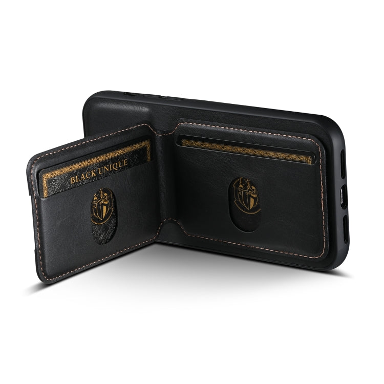 Suteni H02 Leather Wallet Stand Back Phone Case, For iPhone 11, For iPhone 11 Pro, For iPhone X / XS, For iPhone XR, For iPhone XS Max, For iPhone 17e / 16e, For iPhone 12 / 12 Pro