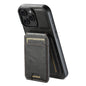 Suteni H02 Leather Wallet Stand Back Phone Case, For iPhone 18, For iPhone 18 Pro, For iPhone 18 Pro Max, For iPhone 17 Pro Max, For iPhone 17 Pro, For iPhone 17, For iPhone Air, For iPhone 16 Pro Max