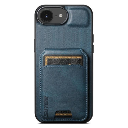 Suteni H02 Leather Wallet Stand Back Phone Case, For iPhone 11, For iPhone 11 Pro, For iPhone X / XS, For iPhone XR, For iPhone XS Max, For iPhone 17e / 16e, For iPhone 12 / 12 Pro