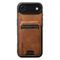 Suteni H02 Leather Wallet Stand Back Phone Case, For iPhone 18, For iPhone 18 Pro, For iPhone 18 Pro Max, For iPhone 17 Pro Max, For iPhone 17 Pro, For iPhone 17, For iPhone Air, For iPhone 16 Pro Max