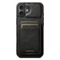 Suteni H02 Leather Wallet Stand Back Phone Case, For iPhone 18, For iPhone 18 Pro, For iPhone 18 Pro Max, For iPhone 17 Pro Max, For iPhone 17 Pro, For iPhone 17, For iPhone Air, For iPhone 16 Pro Max