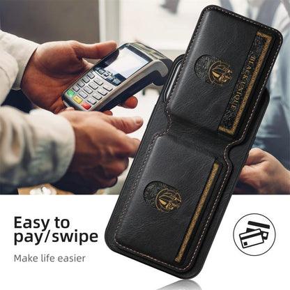 Suteni H02 Leather Wallet Stand Back Phone Case, For iPhone 18, For iPhone 18 Pro, For iPhone 18 Pro Max, For iPhone 17 Pro Max, For iPhone 17 Pro, For iPhone 17, For iPhone Air, For iPhone 16 Pro Max