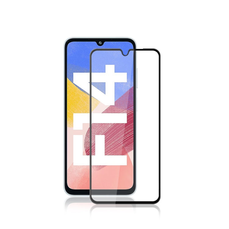 mocolo 2.5D Full Glue Full Cover Tempered Glass Film, For Samsung Galaxy A06, For Samsung Galaxy F14 4G, For Samsung Galaxy A16 5G, For Samsung Galaxy S24 FE 5G, For Samsung Galaxy Z Flip6, For Samsung Galaxy Z Fold6, For Samsung Galaxy M55������������...