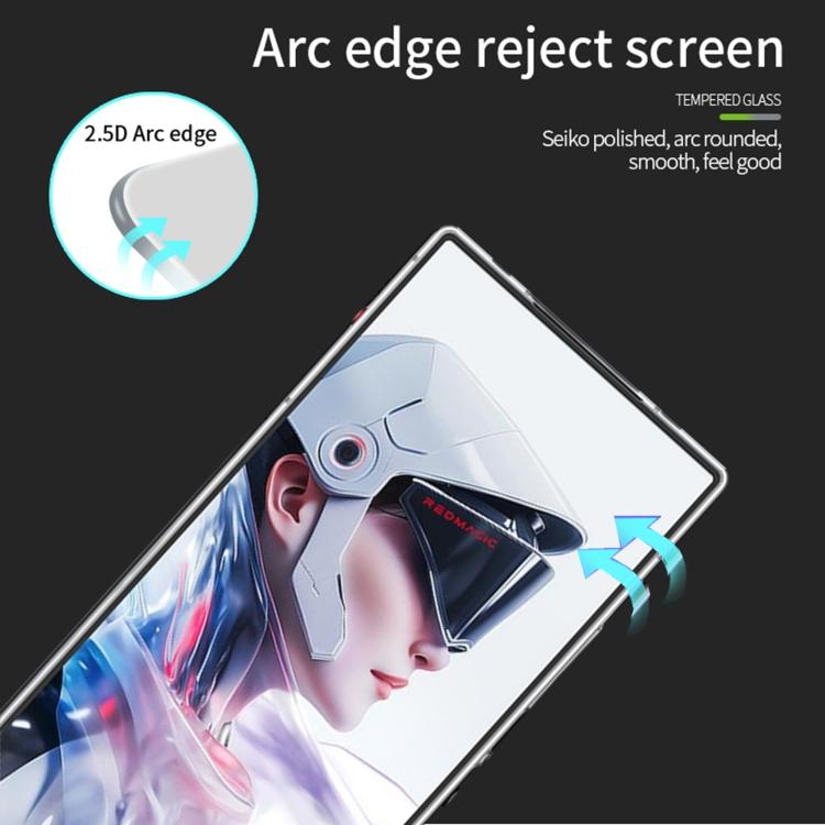PINWUYO 9H 2.5D Full Screen Tempered Glass Film, For ZTE nubia REDMAGIC 10 Air, For ZTE nubia Z70 Ultra, For ZTE nubia REDMAGIC 10 Pro, For ZTE nubia Z60S Pro, For ZTE Axon 60 Ultra, For ZTE nubia Z60 Ultra, For ZTE Blade A72 4G