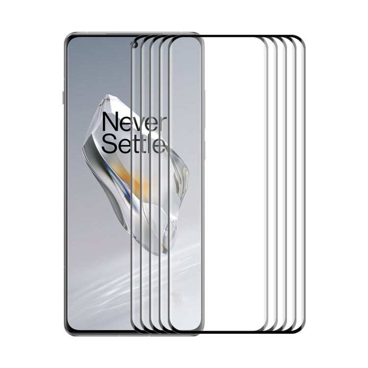 5pcs ENKAY Hat-Prince 3D Hot Bending Side Glue Tempered Glass Full Film, For OnePlus 13, For OnePlus 12, For OnePlus Ace 2 / Ace 2 Pro