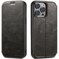 Suteni J05 Leather Magnetic MagSafe Phone Case, For iPhone 17 AIr, For iPhone 16 Pro Max, For iPhone 16 Pro, For iPhone 16 Plus, For iPhone 16, For iPhone 15 Pro Max
