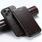 Suteni J05 Leather Magnetic MagSafe Phone Case, For iPhone 17 AIr, For iPhone 16 Pro Max, For iPhone 16 Pro, For iPhone 16 Plus, For iPhone 16, For iPhone 15 Pro Max