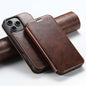 Suteni J05 Leather Magnetic MagSafe Phone Case, For iPhone 17 AIr, For iPhone 16 Pro Max, For iPhone 16 Pro, For iPhone 16 Plus, For iPhone 16, For iPhone 15 Pro Max