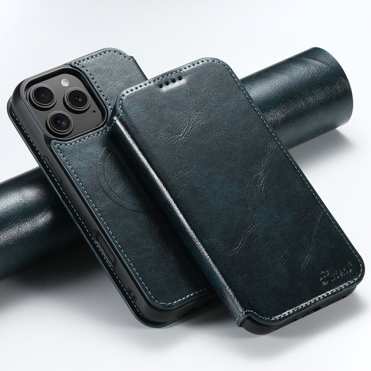 Suteni J05 Leather Magnetic MagSafe Phone Case, For iPhone 17 AIr, For iPhone 16 Pro Max, For iPhone 16 Pro, For iPhone 16 Plus, For iPhone 16, For iPhone 15 Pro Max