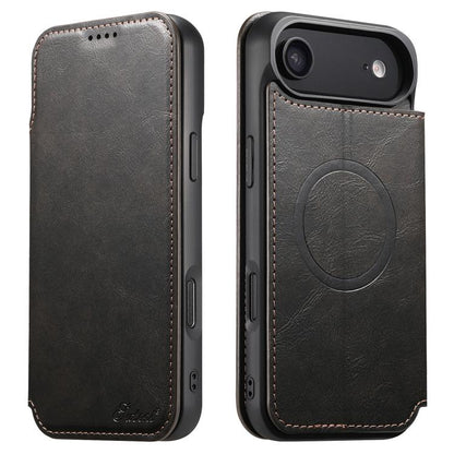 Suteni J05 Leather Magnetic MagSafe Phone Case, For iPhone 17 AIr, For iPhone 16 Pro Max, For iPhone 16 Pro, For iPhone 16 Plus, For iPhone 16, For iPhone 15 Pro Max
