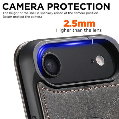 Suteni J05 Leather Magnetic MagSafe Phone Case, For iPhone 17 AIr, For iPhone 16 Pro Max, For iPhone 16 Pro, For iPhone 16 Plus, For iPhone 16, For iPhone 15 Pro Max