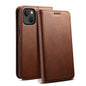 Suteni Calf Texture Horizontal Flip Leather Phone Case, For iPhone 15 Pro, For iPhone 15 Plus, For iPhone 15, For iPhone 17e / 16e