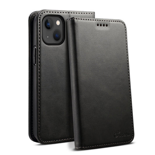 Suteni Calf Texture Horizontal Flip Leather Phone Case