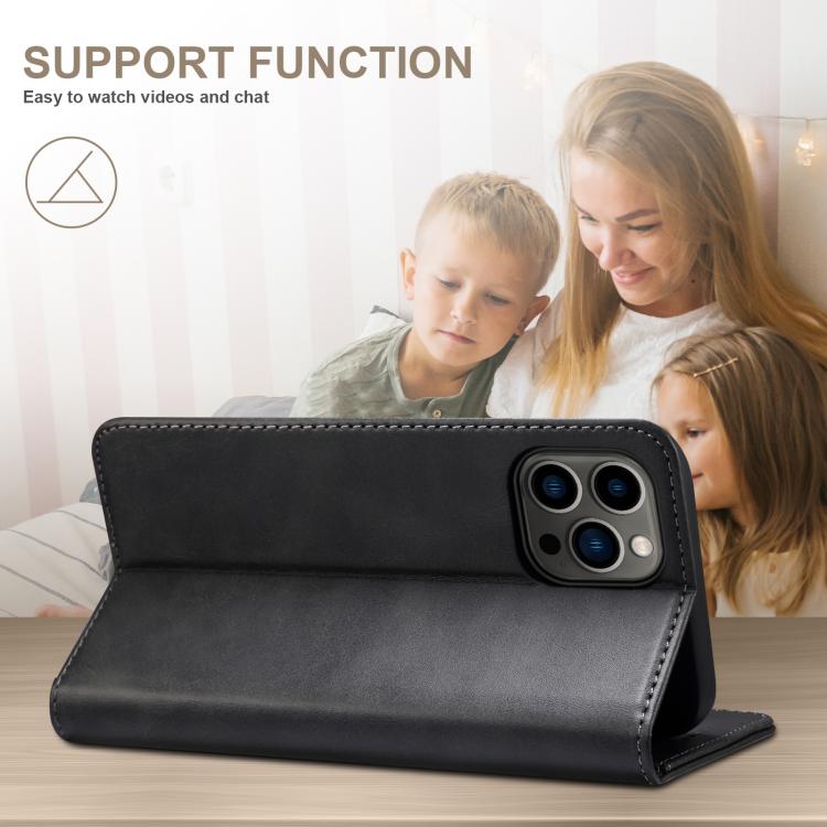 Suteni Calf Texture Horizontal Flip Leather Phone Case, For iPhone 17e / 16e, For iPhone 17 Pro Max, For iPhone 17 Pro, For iPhone 17, For iPhone Air, For iPhone 16 Pro Max