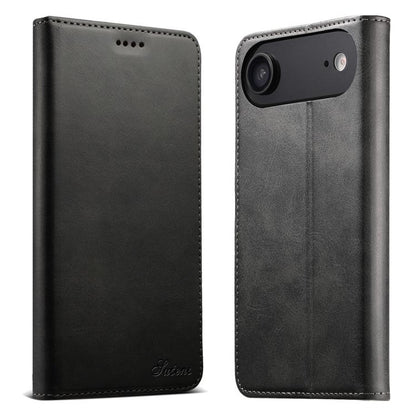 Suteni Calf Texture Horizontal Flip Leather Phone Case, For iPhone 17e / 16e, For iPhone 17 Pro Max, For iPhone 17 Pro, For iPhone 17, For iPhone Air, For iPhone 16 Pro Max