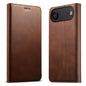 Suteni Calf Texture Horizontal Flip Leather Phone Case, For iPhone 17e / 16e, For iPhone 17 Pro Max, For iPhone 17 Pro, For iPhone 17, For iPhone Air, For iPhone 16 Pro Max