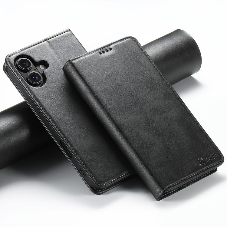Suteni Calf Texture Horizontal Flip Leather Phone Case, For iPhone 17e / 16e, For iPhone 17 Pro Max, For iPhone 17 Pro, For iPhone 17, For iPhone Air, For iPhone 16 Pro Max
