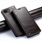 Suteni Baroque Calf Texture Buckle Wallet Leather Phone Case, For iPhone 17e / 16e, For iPhone 17 Pro Max, For iPhone 17 Pro, For iPhone 17, For iPhone Air, For iPhone 16 Pro Max