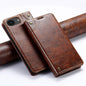 Suteni Baroque Calf Texture Buckle Wallet Leather Phone Case, For iPhone 17e / 16e, For iPhone 17 Pro Max, For iPhone 17 Pro, For iPhone 17, For iPhone Air, For iPhone 16 Pro Max